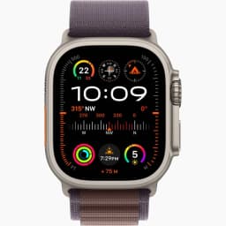 Apple Watch Ultra 2 (2024) Titanium Case with Indigo Alpine loop(Фиолетовый ремешок) - вид 1