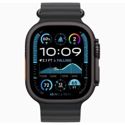 Apple Watch Ultra 2 (2024) Black Case with Black Ocean Band(Черный ремешок) - вид 1
