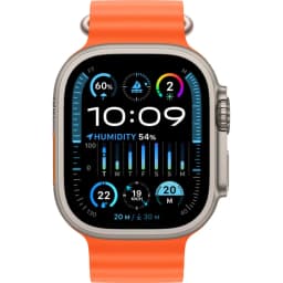Apple Watch Ultra 2 (2024) Titanium Case with Orange Ocean Band(Оранжевый ремешок) - вид 1